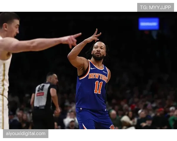 瞬间：布伦森命中压哨三分绝杀后，麦迪逊广场花园陷入沸腾